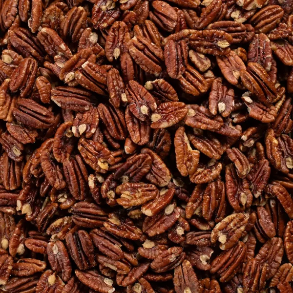 Pecannoten gebrand